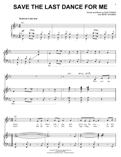 Save The Last Dance For Me von Doc Pomus (Download) 