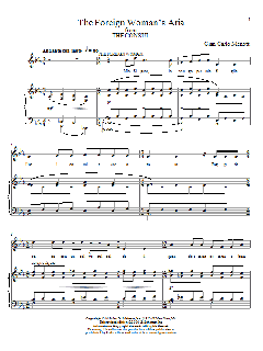 The Foreign Woman's Aria von Gian Carlo Menotti (Download) 