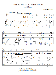 Shall We Ever See The End Of All This! von Gian Carlo Menotti (Download) 