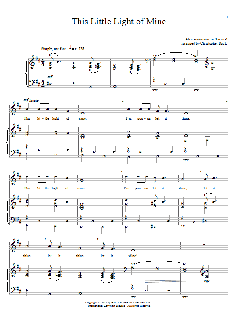 This Little Light Of Mine von African-American Spiritual (Download) 