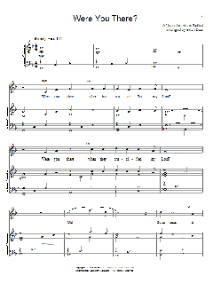 Were You There? von African-American Spiritual (Download) 