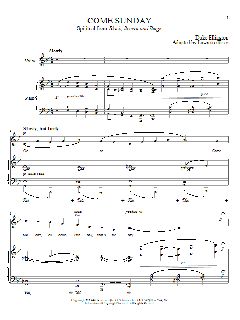 Come Sunday von Duke Ellington (Download) 