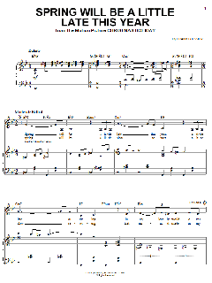 Spring Will Be A Little Late This Year von Sarah Vaughan (Download) 