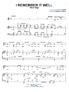 I Remember It Well von Alan Jay Lerner (Download) 