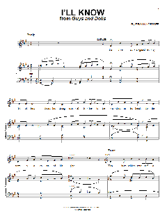 I'll Know von Frank Loesser (Download) 