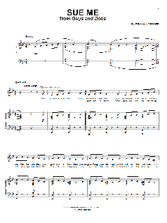 Sue Me von Frank Loesser (Download) 