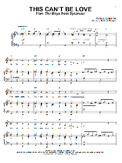 This Can't Be Love von Lorenz Hart (Download) 