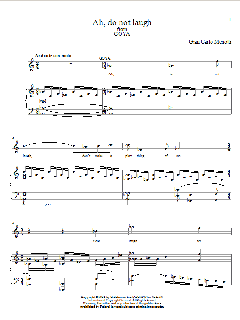 Ah, Do Not Laugh von Gian Carlo Menotti (Download) 