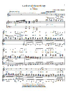 Look At All Those Things von Gian Carlo Menotti (Download) 