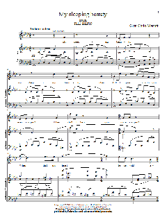 My Sleeping Beauty von Gian Carlo Menotti (Download) 