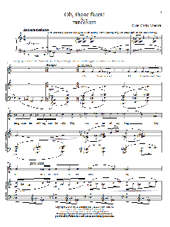 Oh, Thoses Faces! von Gian Carlo Menotti (Download) 