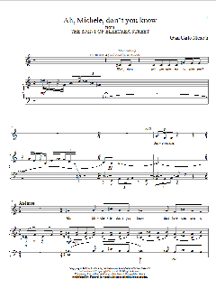 Ah, Michele, Don't You Know von Gian Carlo Menotti (Download) 