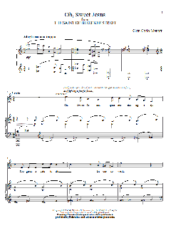 Oh, Sweet Jesus von Gian Carlo Menotti (Download) 
