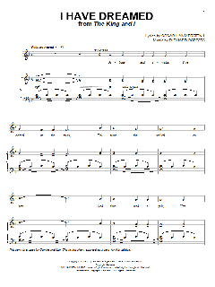 I Have Dreamed von Rodgers & Hammerstein (Download) 