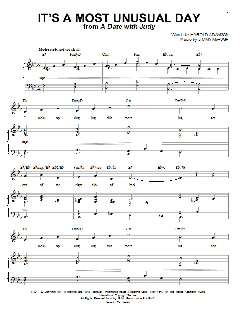 It's A Most Unusual Day von Harold Adamson (Download) 