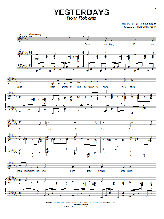 Yesterdays von Jerome Kern (Download) 