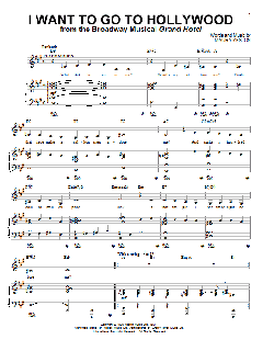 I Want To Go To Hollywood von Maury Yeston (Download) 