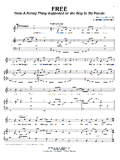 Free von Stephen Sondheim (Download) 