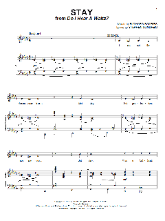 Stay von Stephen Sondheim (Download) 