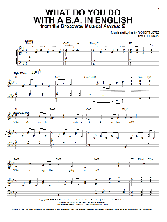 What Do You Do With A B.A. In English von Jeff Marx (Download) 