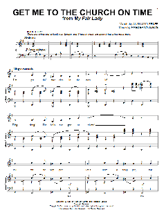 Get Me To The Church On Time von Alan Jay Lerner (Download) 
