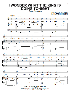 I Wonder What The King Is Doing Tonight von Alan Jay Lerner (Download) 