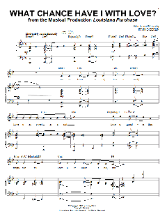 What Chance Have I With Love? von Irving Berlin (Download) 