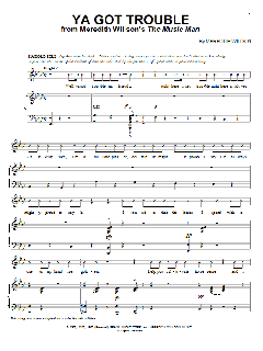 Ya Got Trouble von Meredith Willson (Download) 