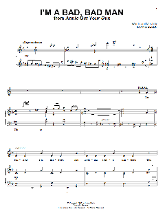 I'm A Bad, Bad Man von Irving Berlin (Download) 