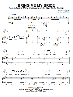 Bring Me My Bride von Stephen Sondheim (Download) 