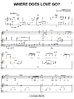 Where Does Love Go? von Ann Hampton Callaway (Download) 