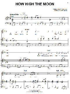 How High The Moon von Ann Hampton Callaway (Download) 