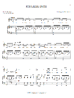 Ich Liebe Dich (I Love You) (Beethoven) von Ludwig van Beethoven (Download) 