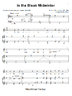 In The Bleak Midwinter von Gustav Holst (Download) 