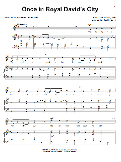 Once In Royal David's City von Cecil Frances Alexander (Download) 