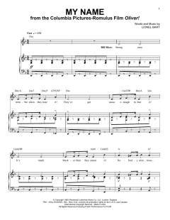 My Name von Lionel Bart (Download) 