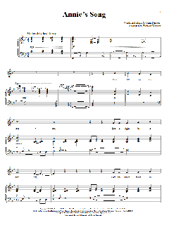 Annie's Song von John Denver (Download) 