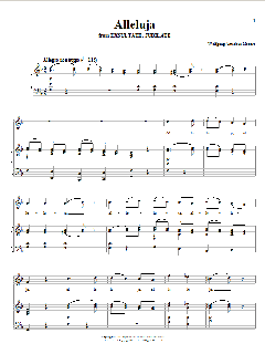 Alleluia von Wolfgang Amadeus Mozart (Download) 