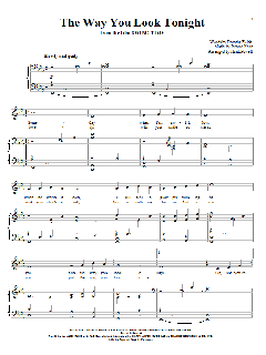 The Way You Look Tonight von Jerome Kern (Download) 