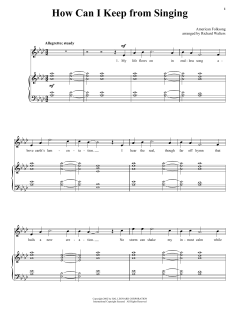 How Can I Keep From Singing von American Folk Hymn (Download) 