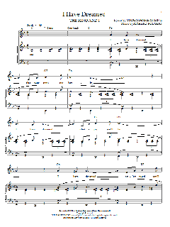 I Have Dreamed von Rodgers & Hammerstein (Download) 