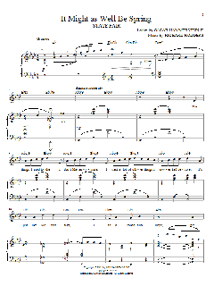 It Might As Well Be Spring von Rodgers & Hammerstein (Download) 