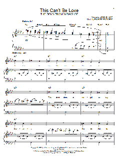 This Can't Be Love von Lorenz Hart (Download) 