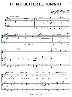 It Had Better Be Tonight von Henry Mancini (Download) 