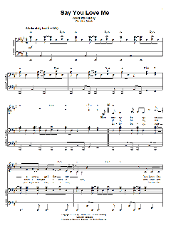 Say You Love Me von Fleetwood Mac (Download) 