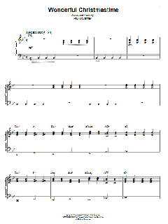 Wonderful Christmastime von Paul McCartney (Download) 