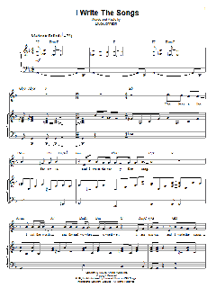 I Write The Songs von Barry Manilow (Download) 