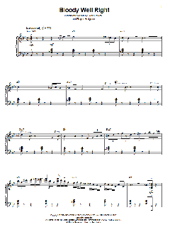 Bloody Well Right von Supertramp (Download) 