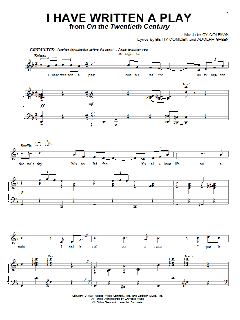 I Have Written A Play von Cy Coleman (Download) 