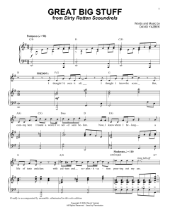 Great Big Stuff von David Yazbek (Download) 